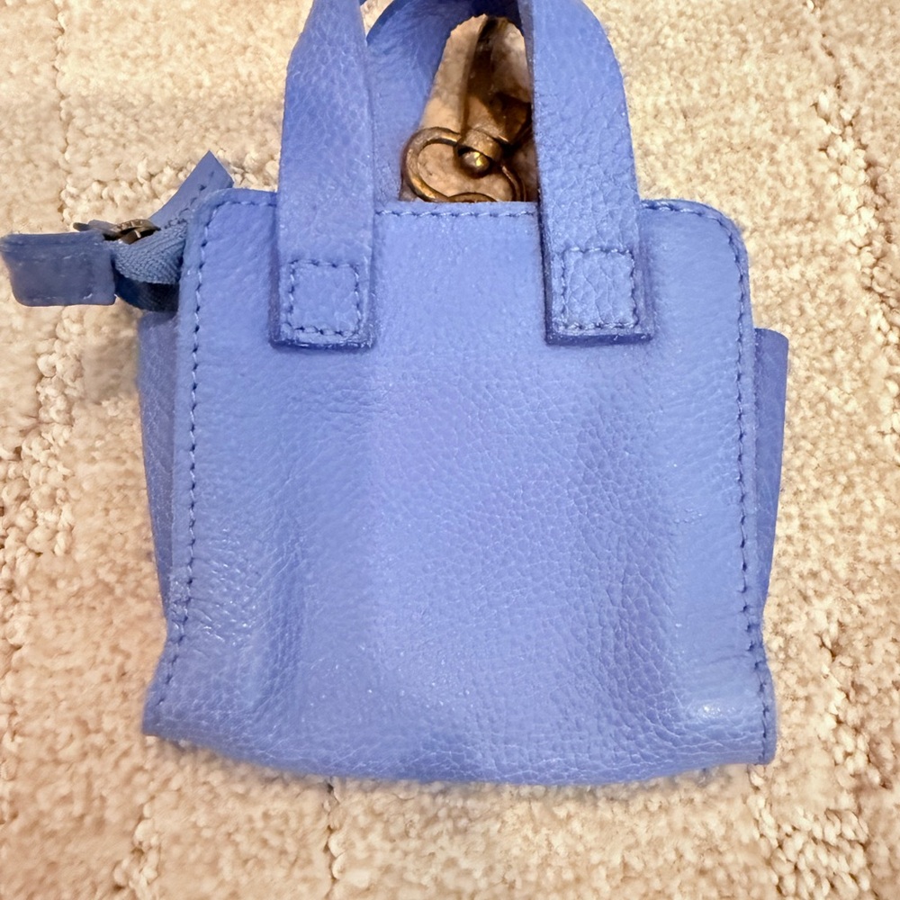 Free People Blue Key & Card Holder